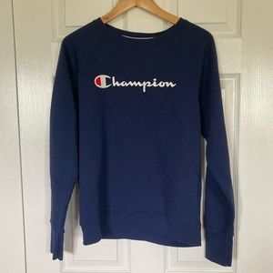 Navy blue Champion Crewneck sweatshirt